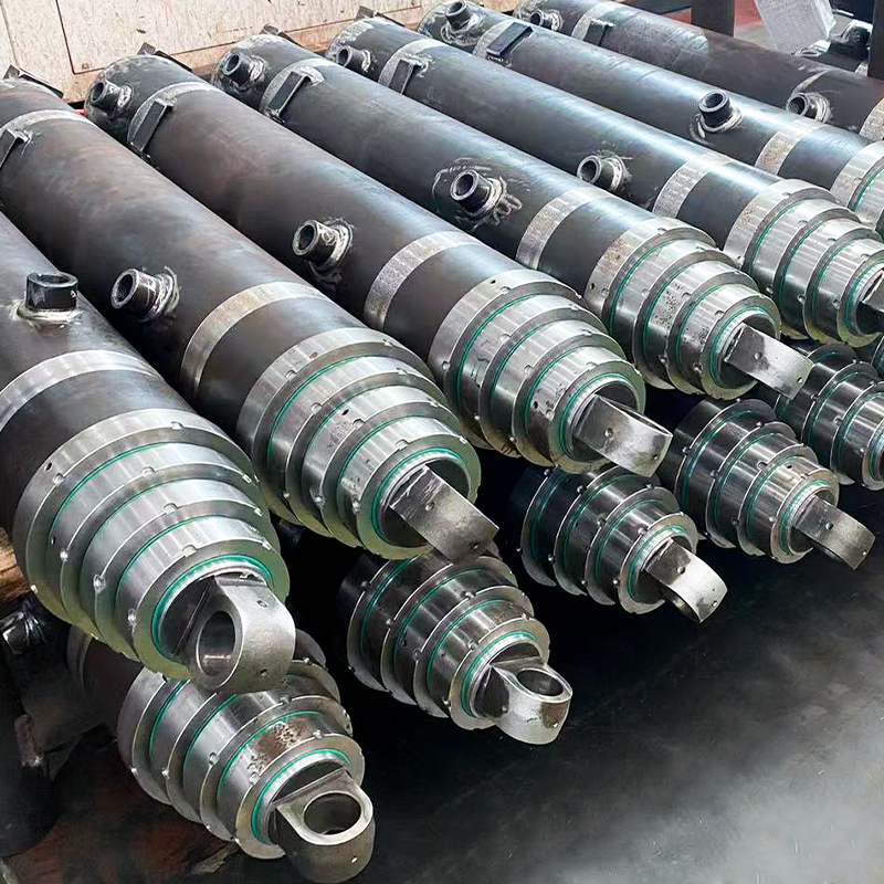 Hydraulic cylindricum telescopic - Multi scaena cylindrici tube pone, Frigidum Tractum Ferro pipe, E355